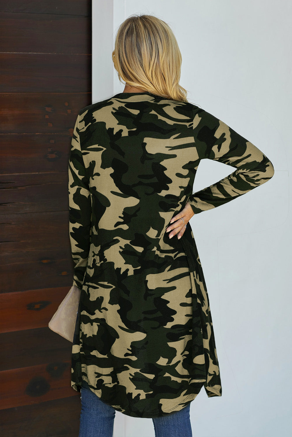 Printed Open Front Longline Cardigan- 7 Print Options