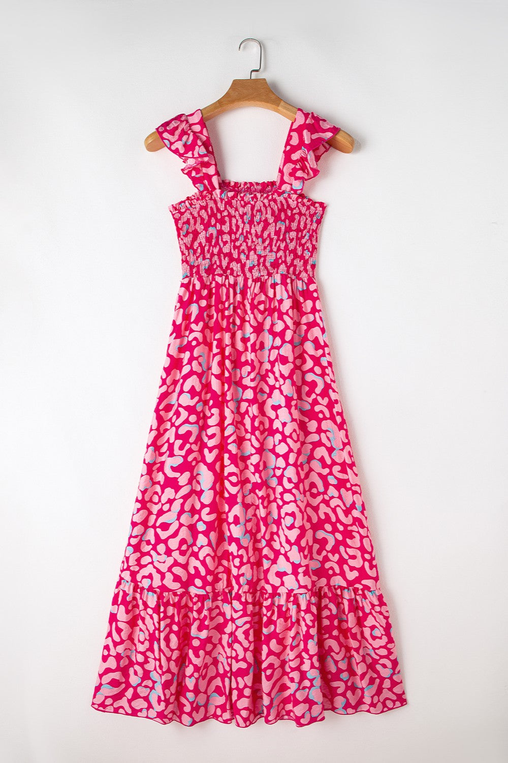 Leopard Wide Strap Dress- 2 Colors