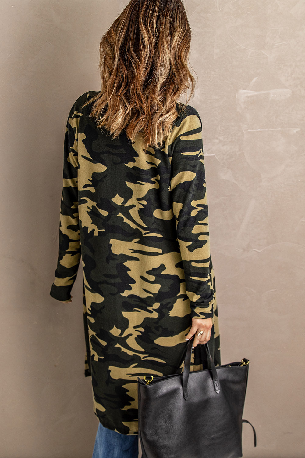 Printed Open Front Longline Cardigan- 7 Print Options