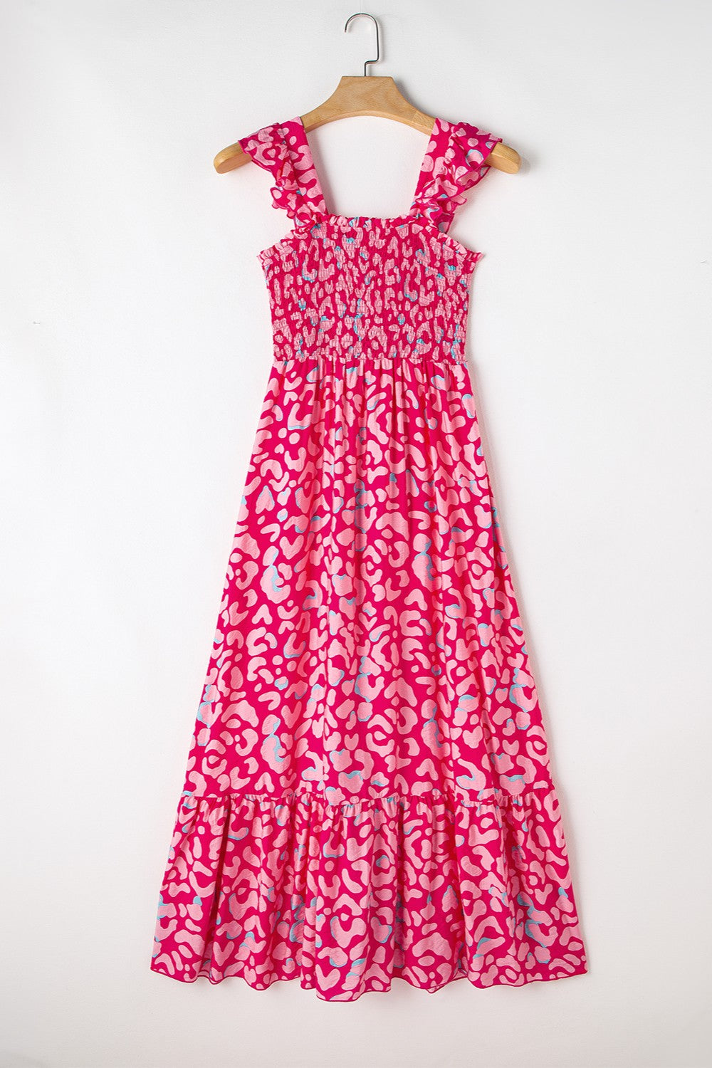 Leopard Wide Strap Dress- 2 Colors