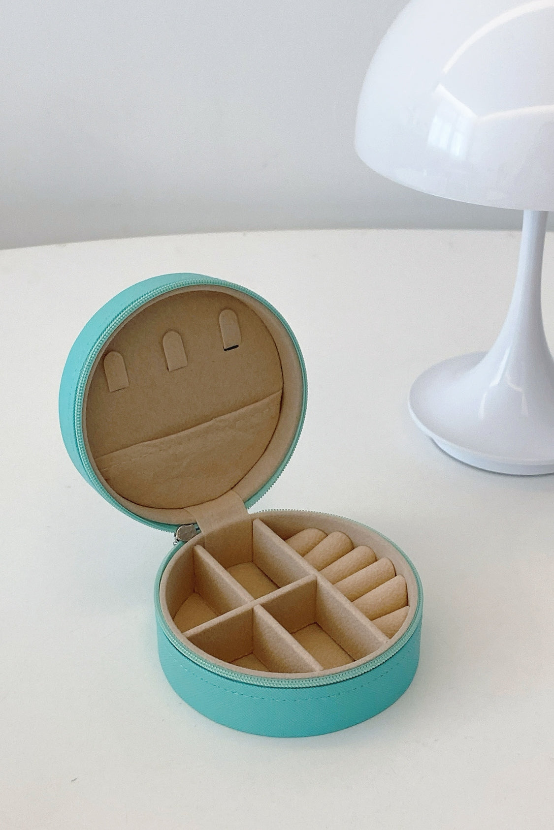 Faux Leather Jewelry Storage Box