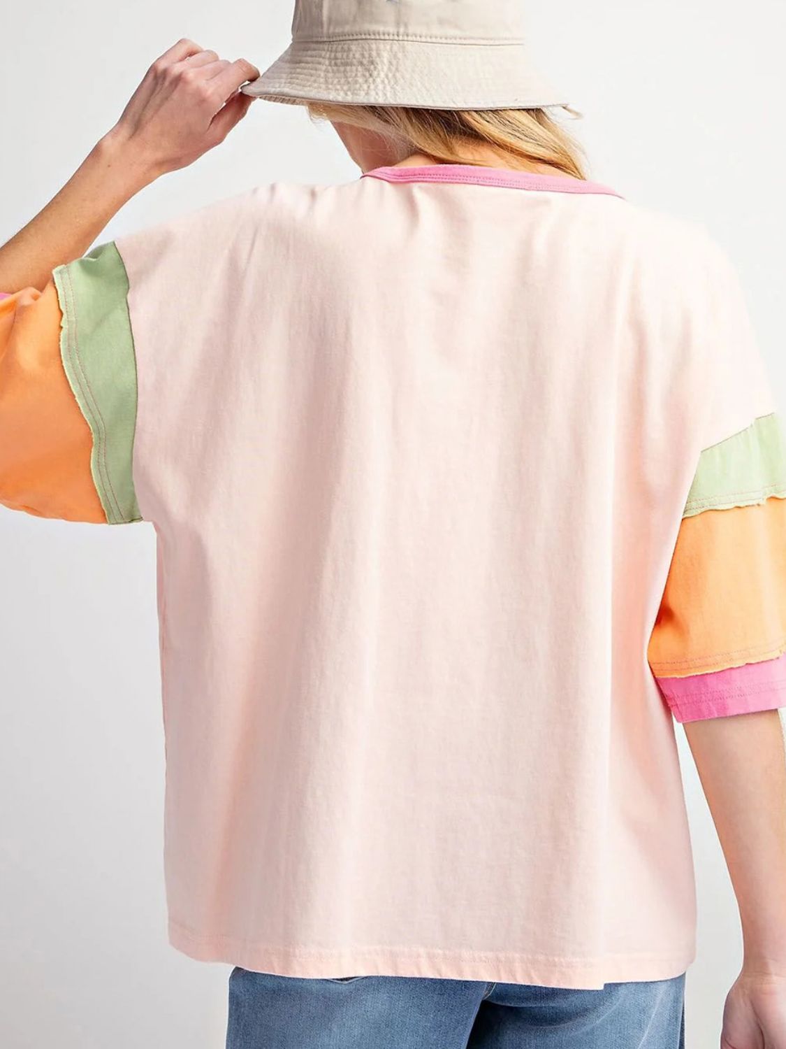 Pink Disco Ball Half Sleeve T-Shirt- Let's Go Girls!