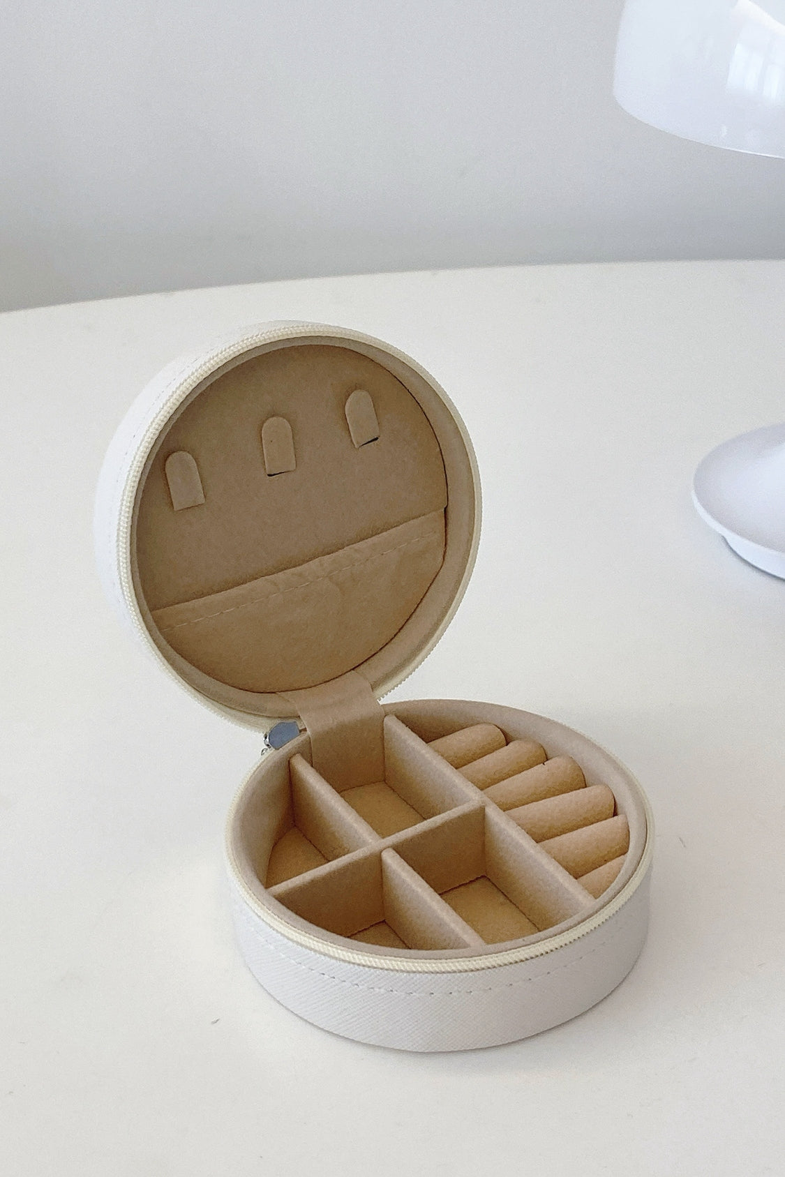 Faux Leather Jewelry Storage Box