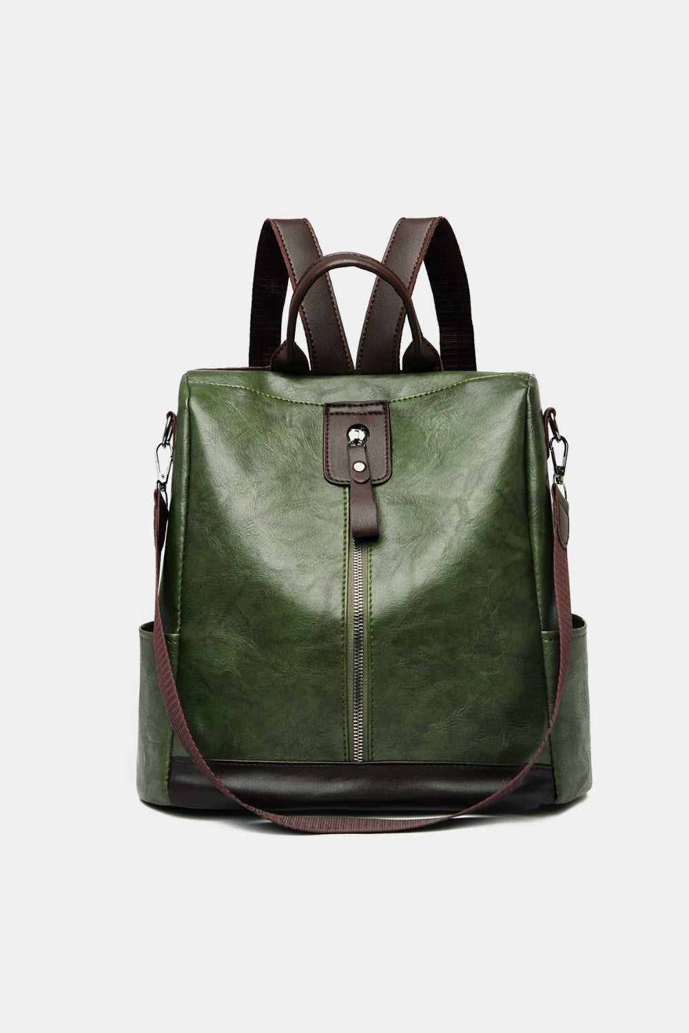 Faux Leather Backpack Bag- 3 Colors