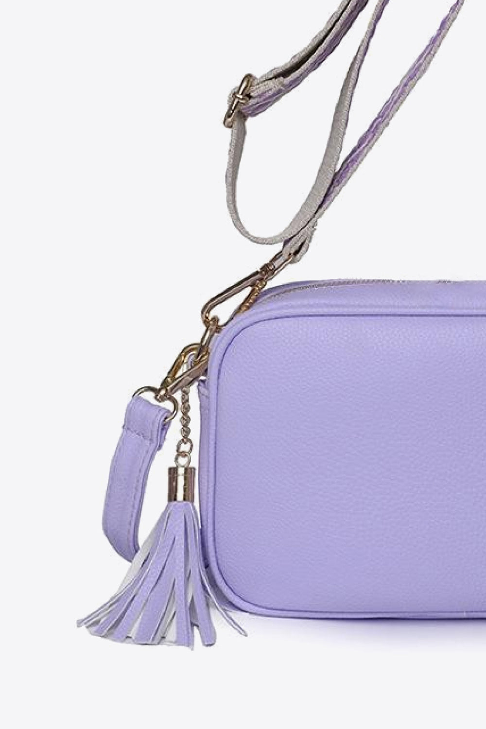 Faux Leather Tassel Crossbody Bag- 7 Colors