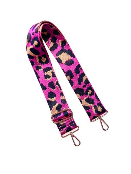 Cheetah Guitar Strap - 10 Colors - ON SALE NOW