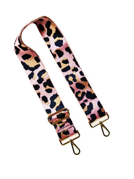 Cheetah Guitar Strap - 10 Colors - ON SALE NOW