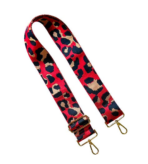 Cheetah Guitar Strap - 10 Colors - ON SALE NOW