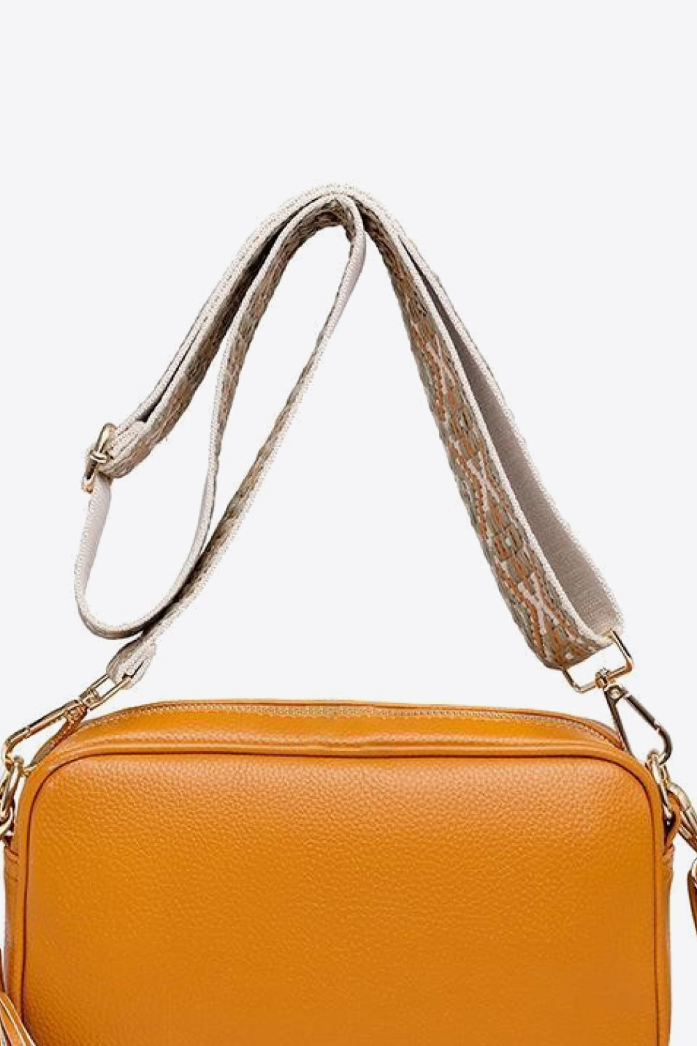 Faux Leather Tassel Crossbody Bag- 7 Colors