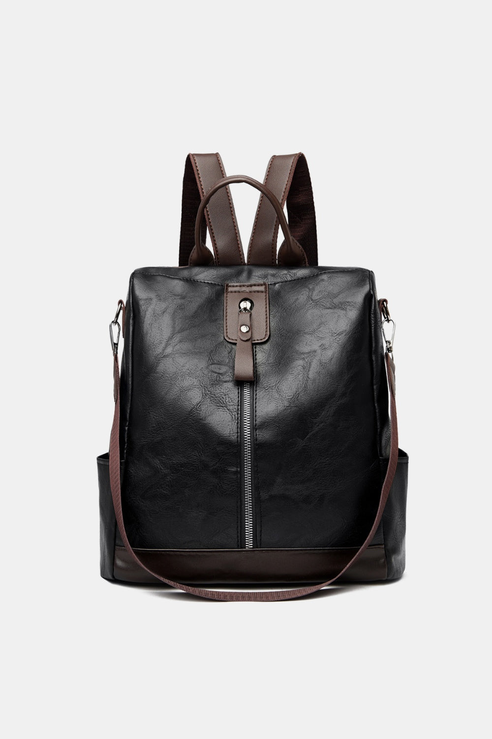 Faux Leather Backpack Bag- 3 Colors