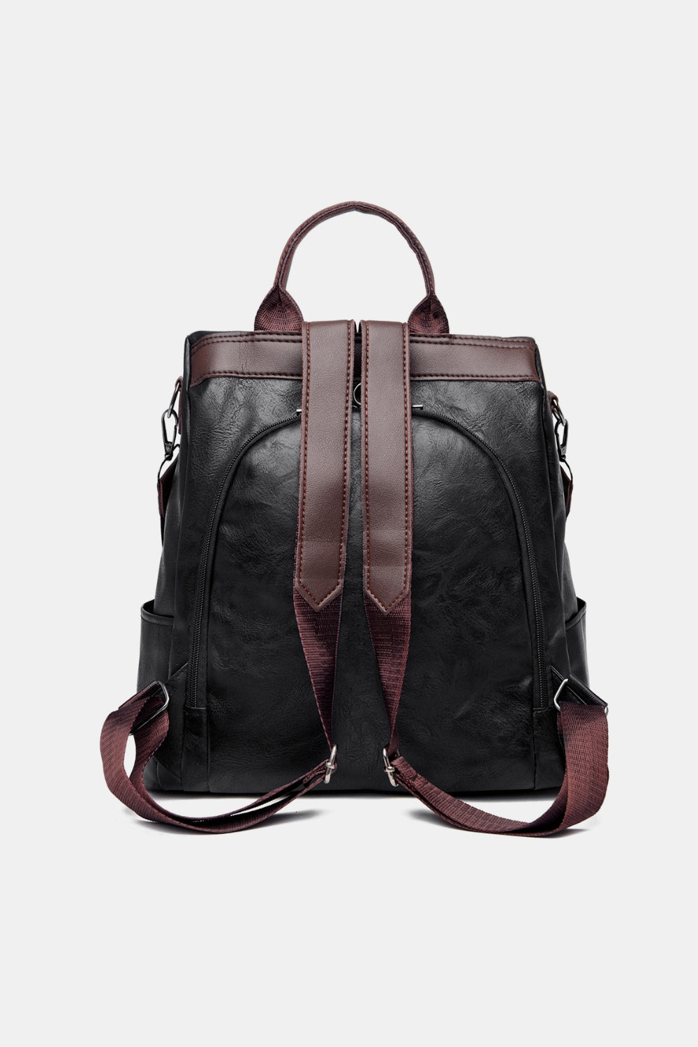 Faux Leather Backpack Bag- 3 Colors